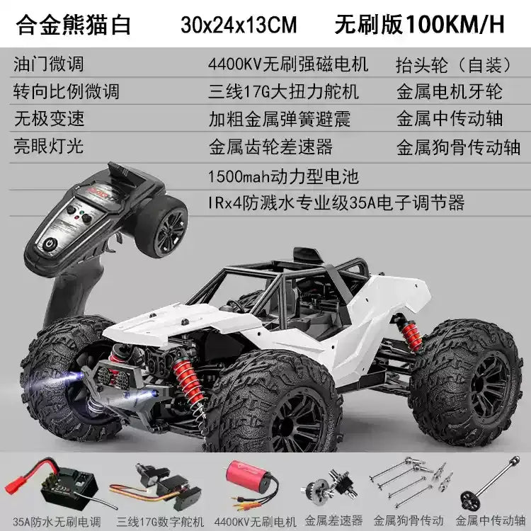 High-Speed RC Car Toy - Electric Off-Road Racing 4WD Proportional Control 75-100km/h Sportsman Specialty Products