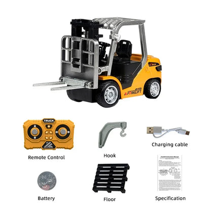 Rc Excavator 1/64 Mini Alloy Remote Controlled Engineering Vehicle