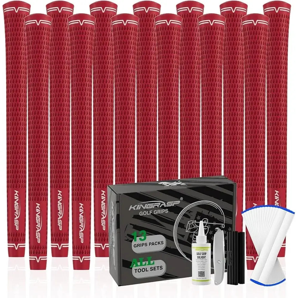 Golf Club Grips Standard Midsize Rubber Material Shock Absorption Anti Slip Sportsman Specialty Products