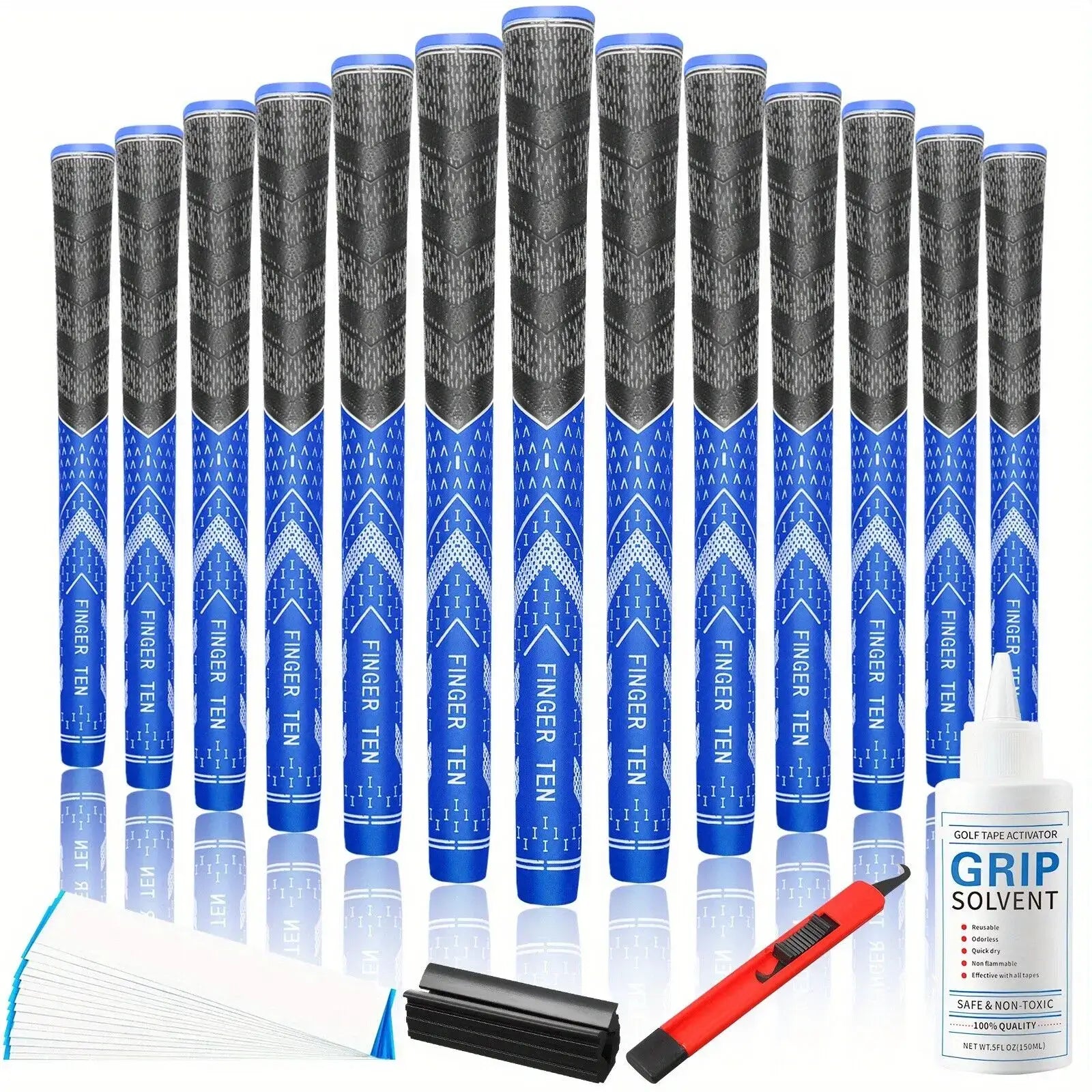 13 Golf Club Standard Grips/Medium Corded Rubber Multi-Purpose Sportsman Specialty Products