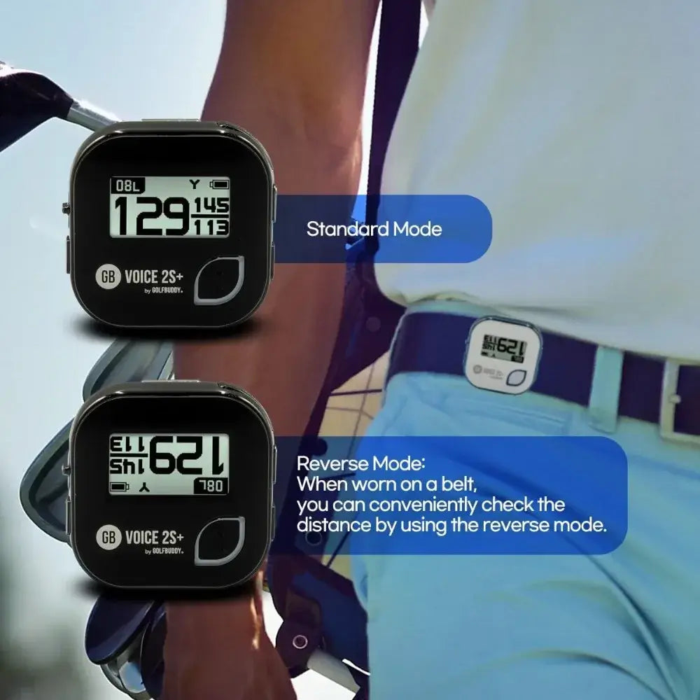 Talking GPS Rangefinder, Clip on Hat Golf Navigation Sportsman Specialty Products
