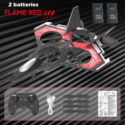 S98 RC Aircraft Fighter LED Light 2.4G 4CH 4 Axis Automatic Balance Sportsman Specialty Products