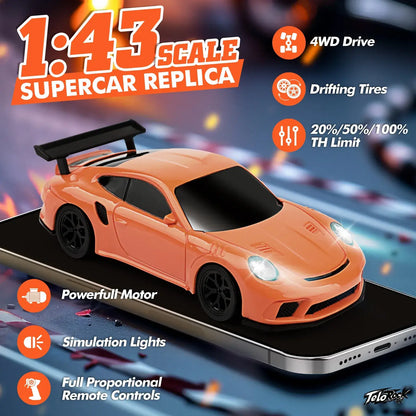 2025 New Upgrade 1/43 Scale Mini RC Drift Car with Gyroscope SPECIFICATIONS Brand Name: NONE Design: Cars Dimensions: About 11*4.5*3CM Features: Remote Control Flight Time: 30 mins High-concerned chemical: None Is Batteries Included: No Is Electric: Lithi