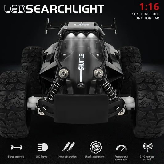 RC Car 2.4Gh Model With LED Lights 2WD High Speed