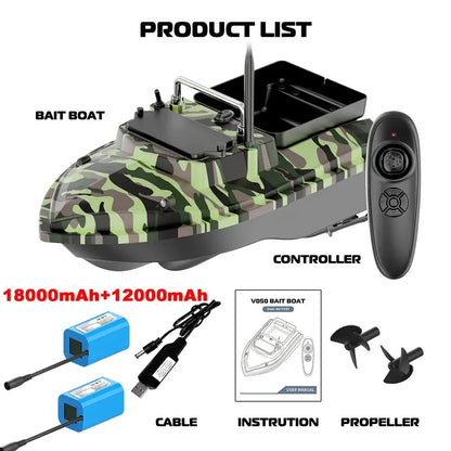 RC Fishing Bait Boat,2KG Load,500M Control, Low Battery ,VX Sportsman Specialty Products