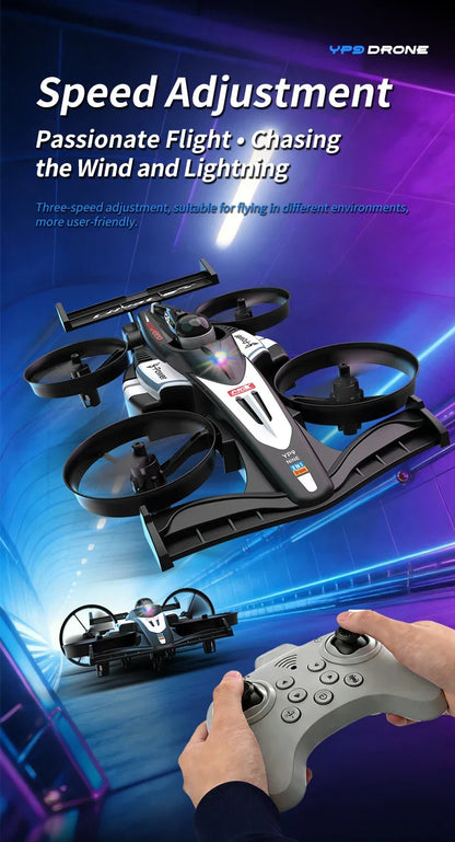 dual mode quadcopter stunt car Drift Racing Car
