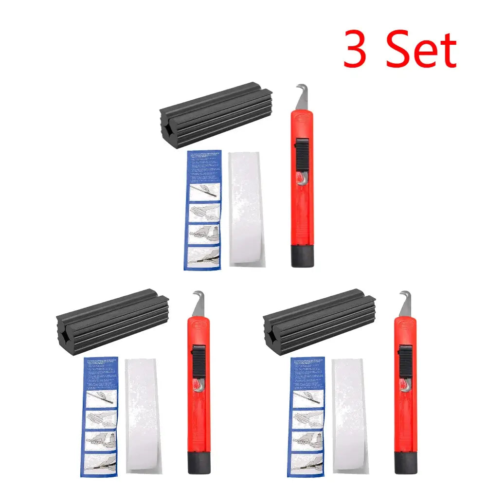 3Pcs Golf Club Grip Repair Kit Tape Strips Golf Grip Removal Tool Sportsman Specialty Products