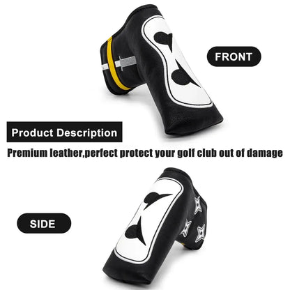 Aliennana Golf Club Headcover Set, Black Ninja Driver Head Cover Sportsman Specialty Products
