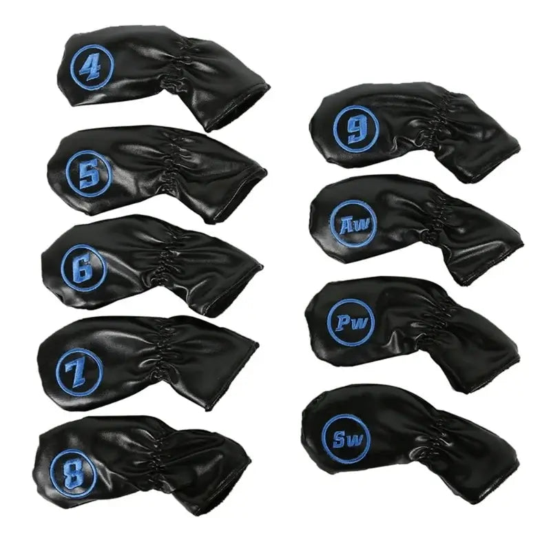 Golfs Iron Cover Iron Head Cover Golfs Head Cover Color PU Leathers Sportsman Specialty Products