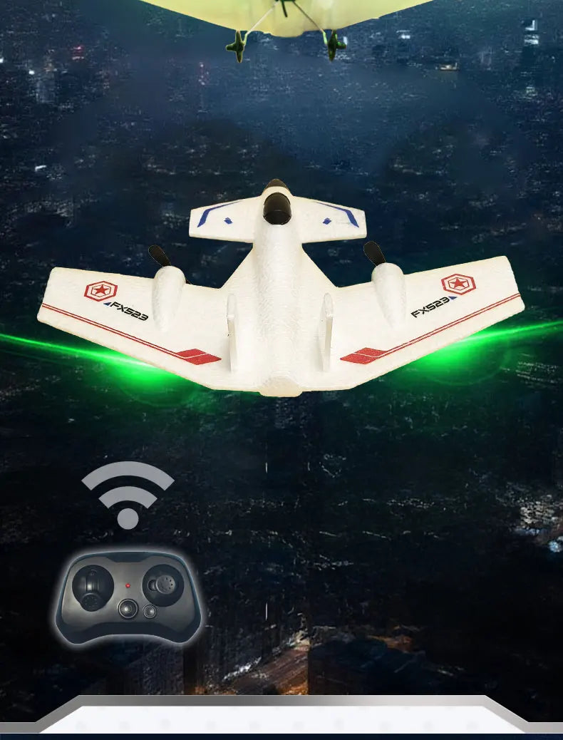 F-35 Fighter Jet EPP Material With Gyroscope remote control aircraft flying at night
