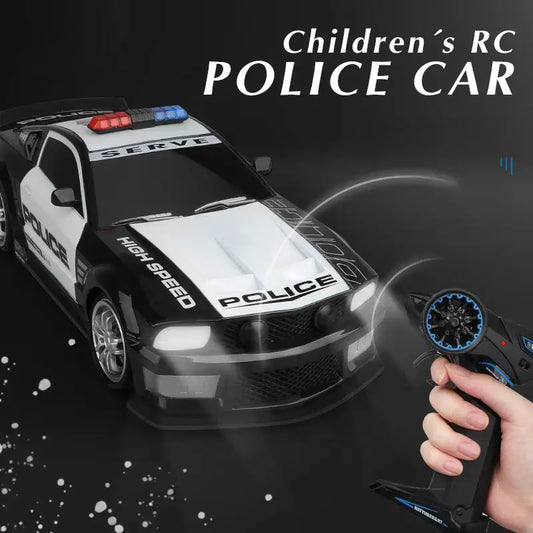 RC Police Car Drift 2.4GHz Remote Control High Speed Sportsman Specialty Products