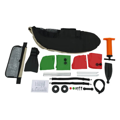 Inflatable Fishing Boat,Portable Oxford Cloth Fishing Boat