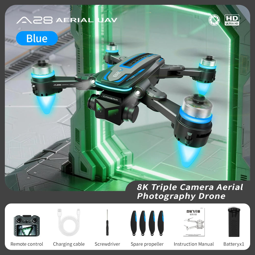 Original A28 Drone Foldable GPS 4K Dual Camera 5G