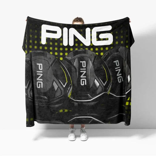 Golf Sport Flannel Blanket Pings Golfs Blanket for Sofa