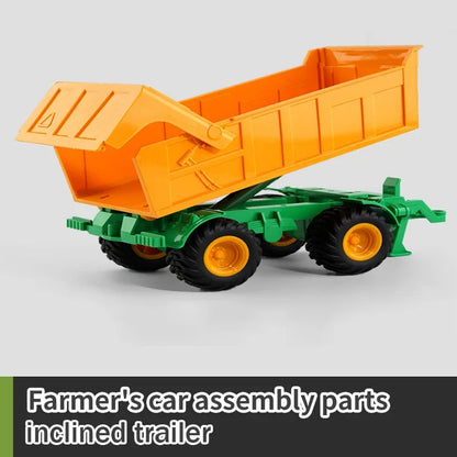 RC Tractors Trailer 2.4G Radio Controlled Farm Ca