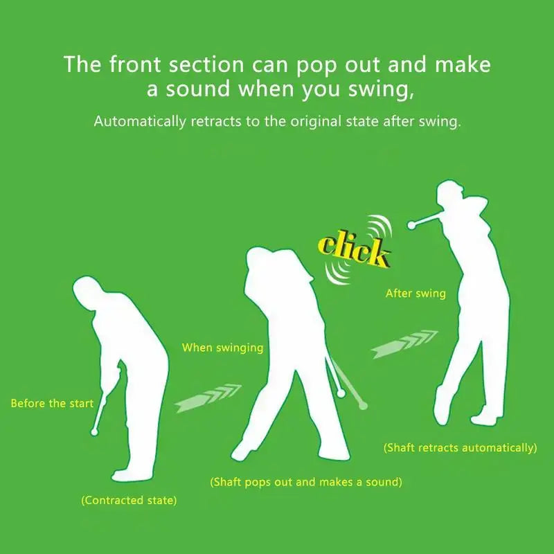 Golf Swing Practice Stick Telescopic Golf Swing Trainer Sportsman Specialty Products