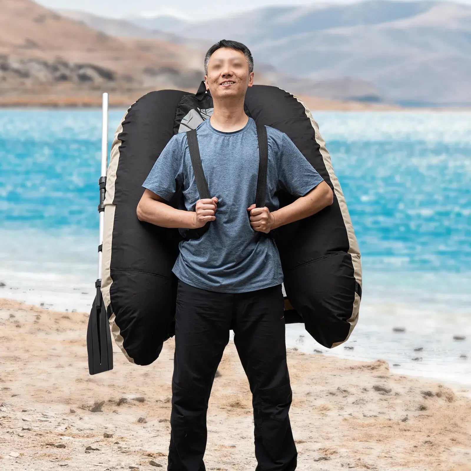 Portable Inflatable Boat Fishing Dinghy Boat Sport Backrest Portable Inflatable Boat Fishing Dinghy Engineered for anglers and water sports enthusiasts, this portable inflatable dinghy combines lightweight convenience with functional design. The integrate