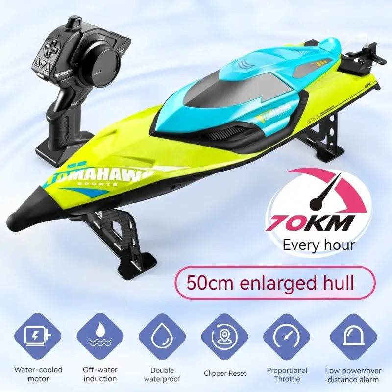 RC Speedboat S2 Super-Sized 50cm High-Speed Sportsman Specialty Products