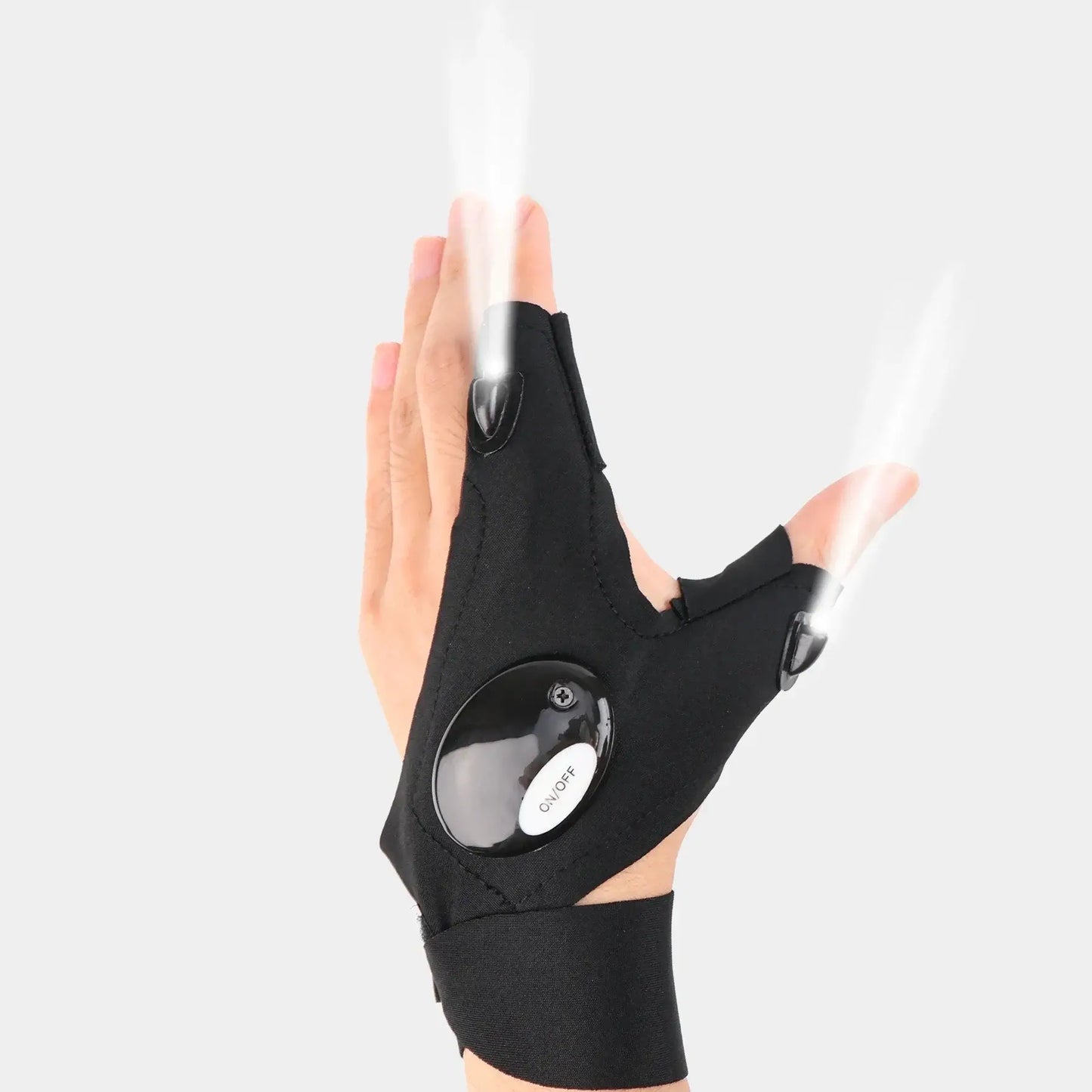 LED Half Finger Glove for Men Women Outdoor Waterproof Night Fishing Sportsman Specialty Products