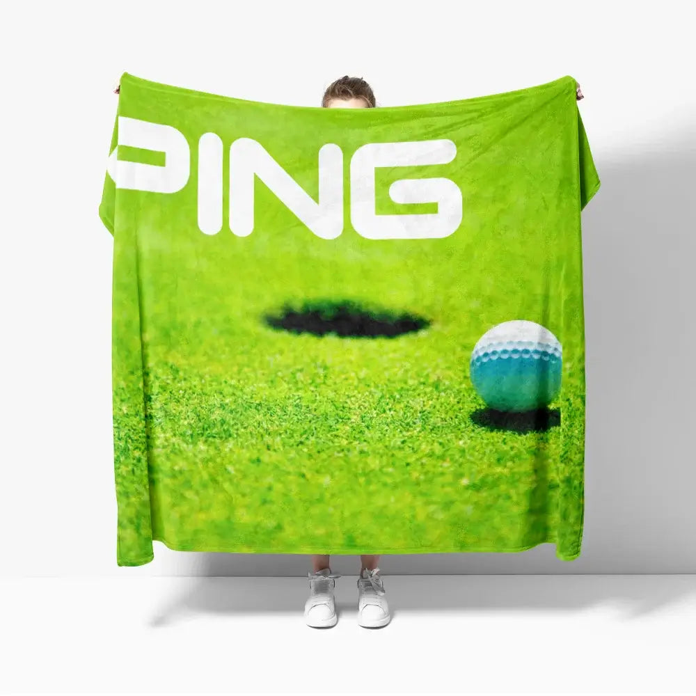 Golf Sport Flannel Blanket Pings Golfs Blanket for Sofa