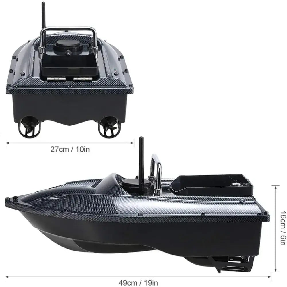 RC Bait Boat for Fishing – 547-Yard Range, 2KG Load, Auto Return Sportsman Specialty Products