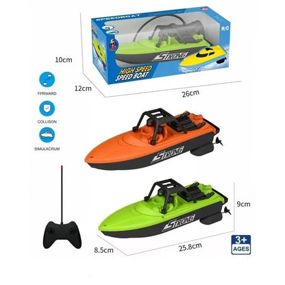 Mini RC Boat High-Speed Remote Control Boats Sportsman Specialty Products