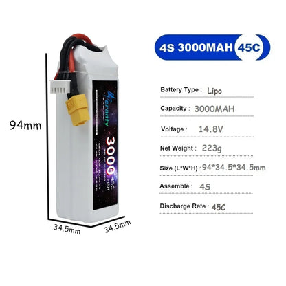14.8V RC LiPo Battery