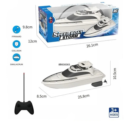 Mini RC Boat High-Speed Remote Control Boats Sportsman Specialty Products