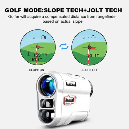 REVASRI Golf Laser Rangefinder 600M Telescope with Flag-Lock Slope Sportsman Specialty Products