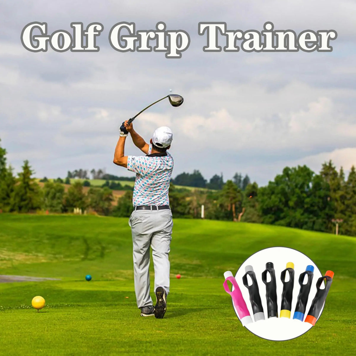 Golf Grip Trainer, Golf Swing Training Aid