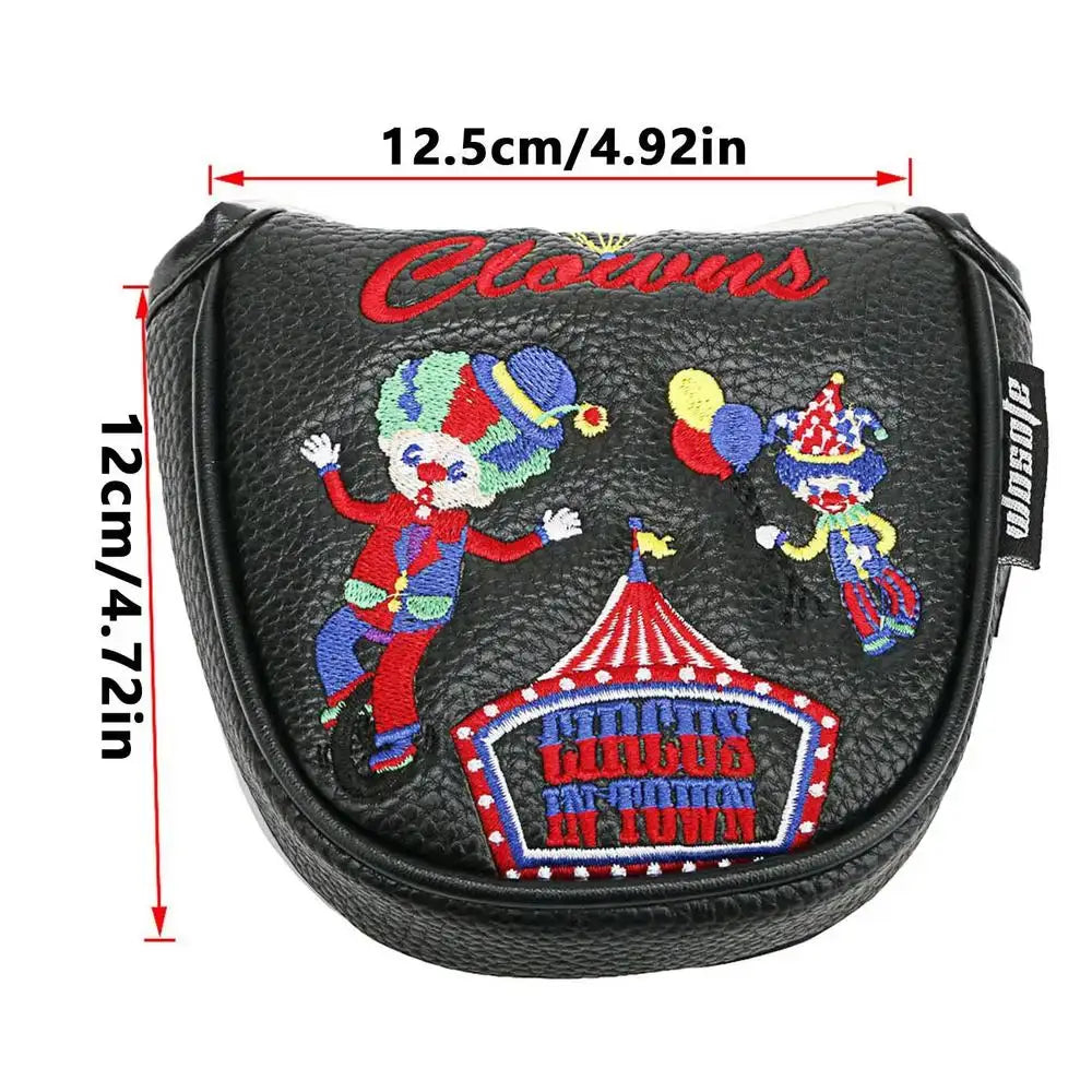 Mallet Putter Headcover Waterproof PU Clown Pattern Sportsman Specialty Products