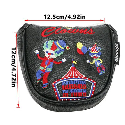 Mallet Putter Headcover Waterproof PU Clown Pattern Sportsman Specialty Products