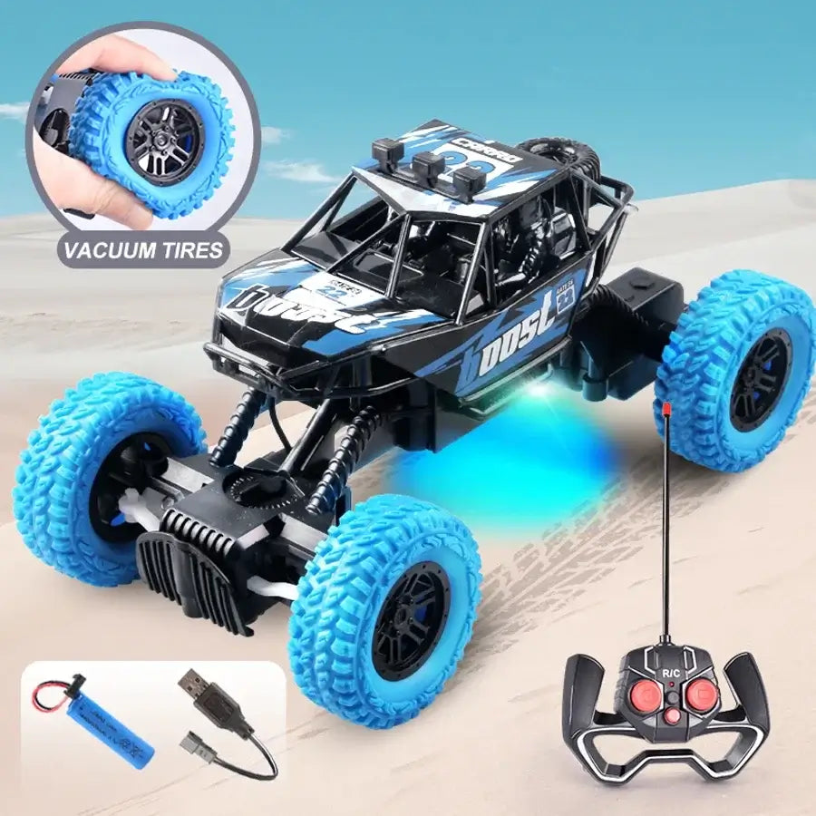 Remote Control Off Road Toy Car Colorful Flashing Lights