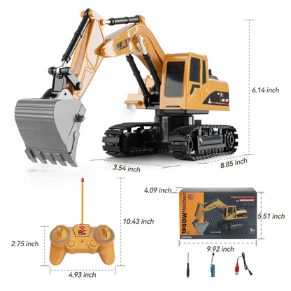 Excavator with Lights Sound Effect Electric Excavator