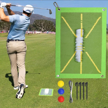 Golf Auxiliary Training Mat for Swing Correction Training