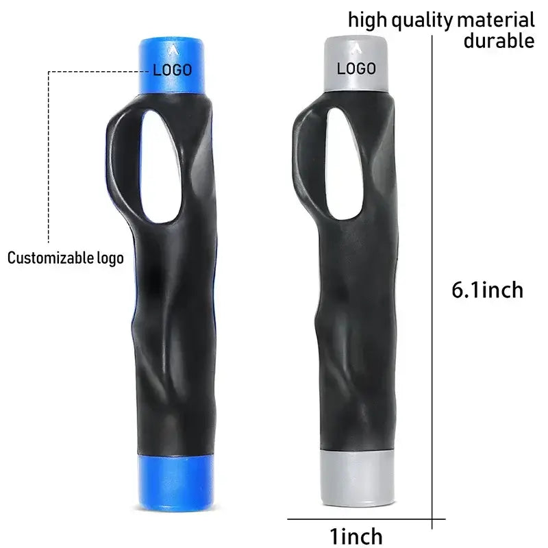 Golf grip trainer featuring customizable logo, durable high quality material, designed for enhancing grip strength in golf.