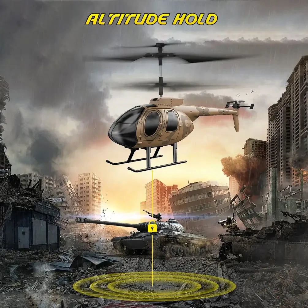 Vatos remote controlled helicopter camouflage Sportsman Specialty Products