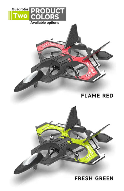 S98 RC Aircraft Fighter LED Light 2.4G 4CH 4 Axis Automatic Balance Sportsman Specialty Products