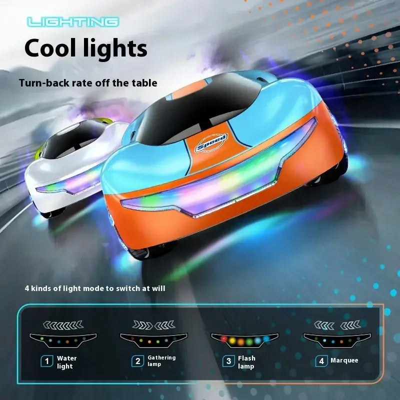 Remote Control Concept Cars featuring cool lights and four light modes for an enhanced racing experience.