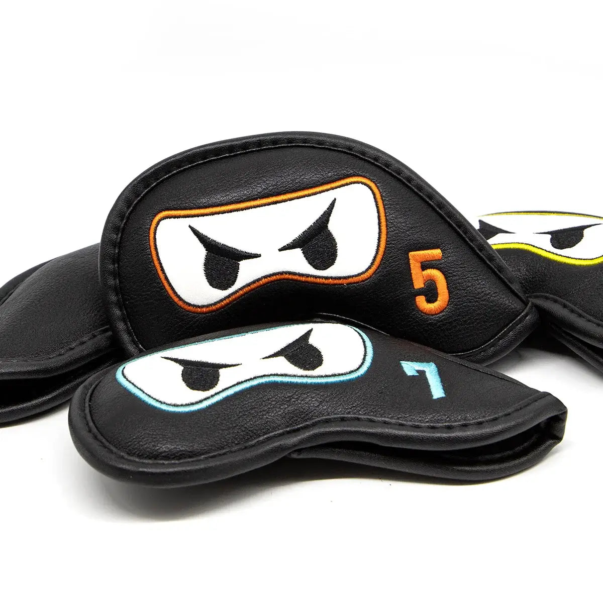 Aliennana Golf Club Headcover Set, Black Ninja Driver Head Cover Sportsman Specialty Products