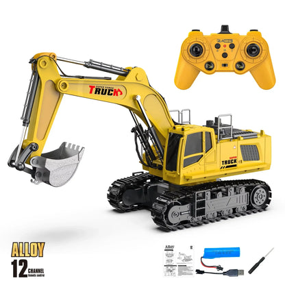 Rc Excavator Truck Toy Kids Remote Control Sportsman Specialty Products