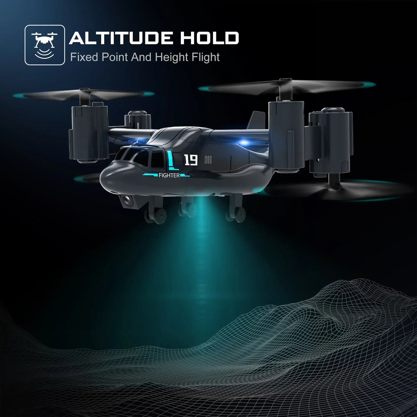LM19 Camera Drone 480P Wifi Fpv Drones Rc Drone Remote Control Helicopter Sportsman Specialty Products