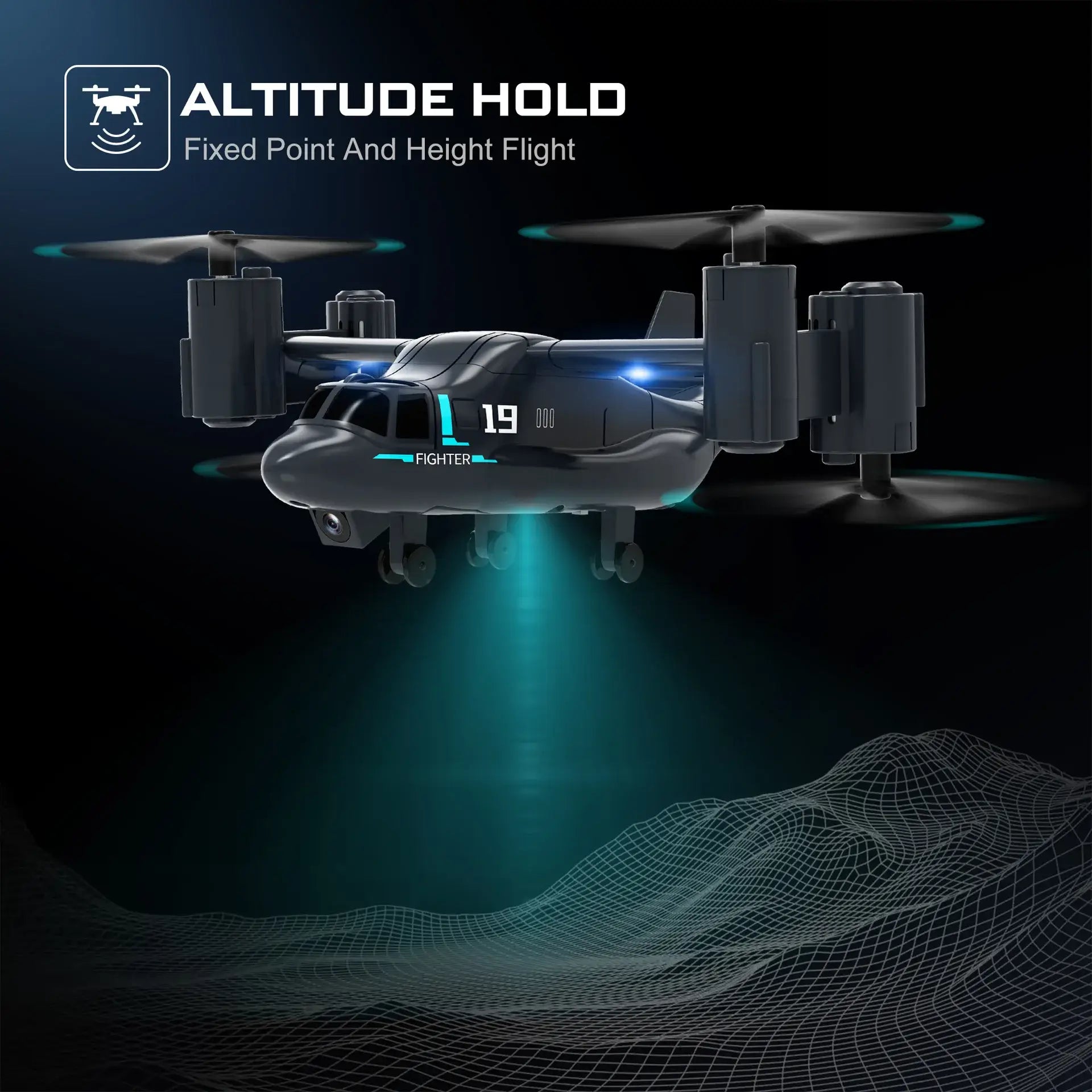 LM19 Camera Drone 480P Wifi Fpv Drones Rc Drone Remote Control Helicopter Sportsman Specialty Products