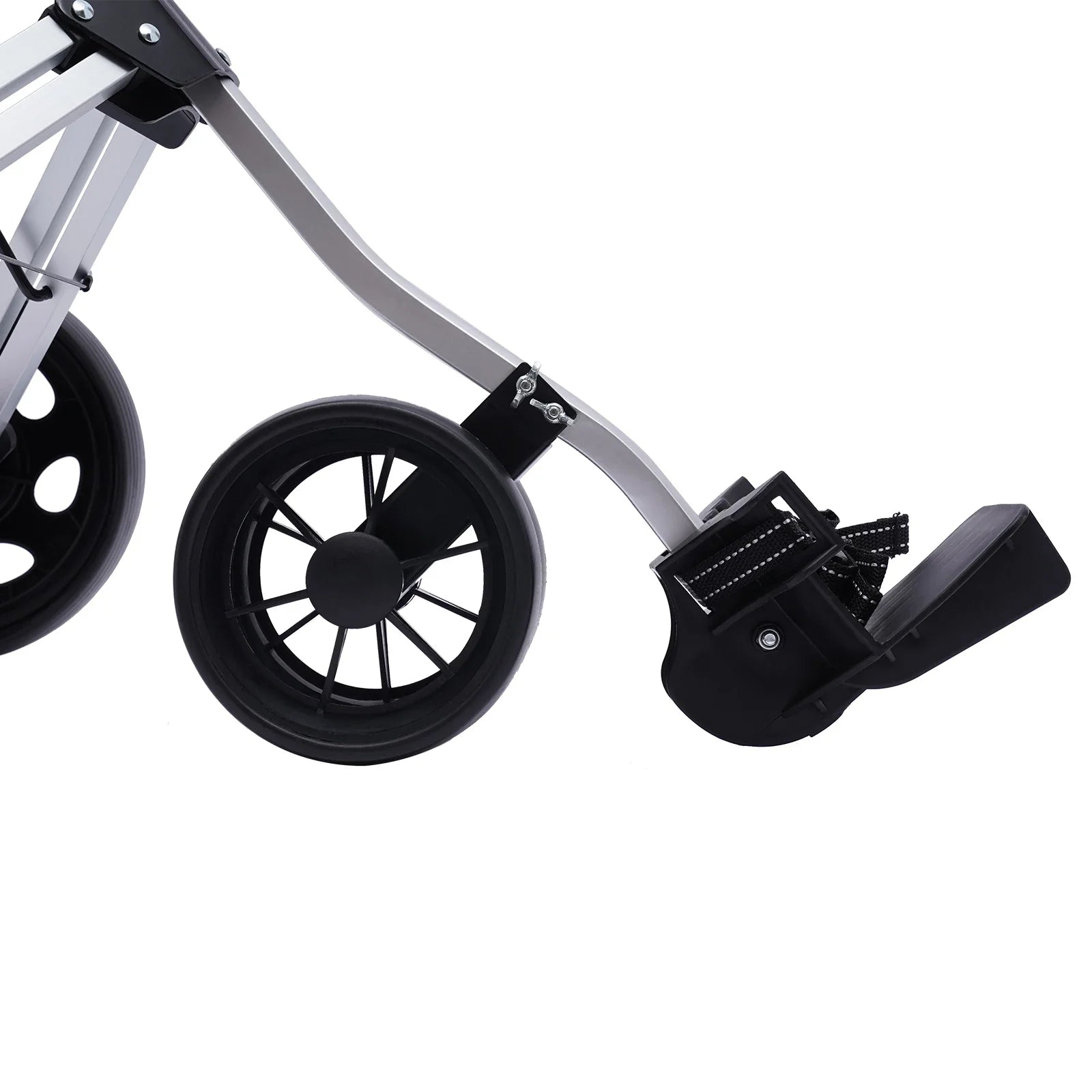 Sportsman Specialty Products 3 Wheel Push Pull Golf Cart Foldable Lightweight Golf Push Cart