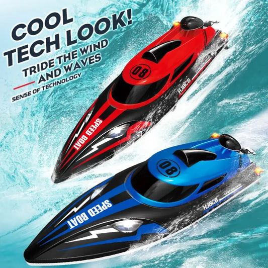 HJ808 RC Battery Boat 2.4Ghz 25km/h High-Speed Remote Control Racing Sportsman Specialty Products