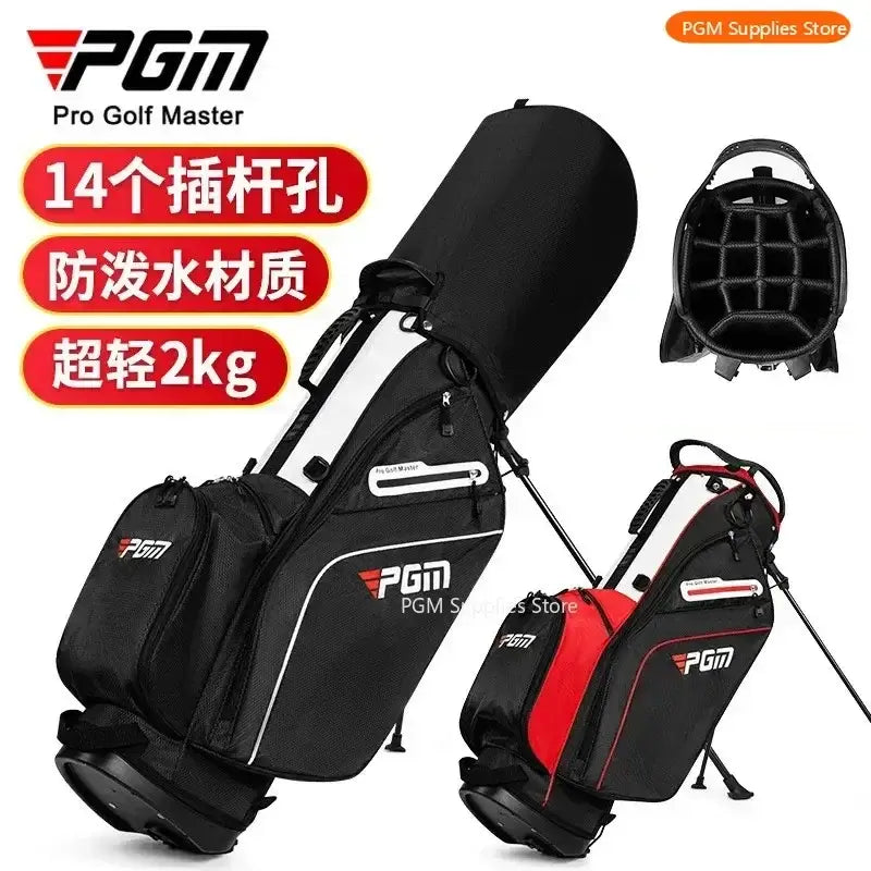 Golf Bags PGM Men Women featuring durable canvas, versatile design, and convenient shoulder strap for golfers.