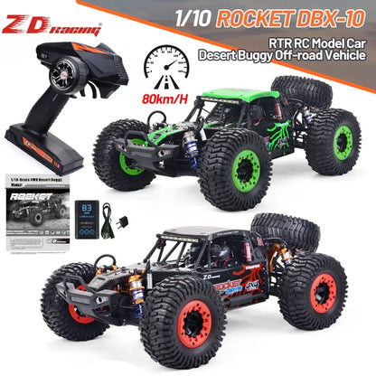 ZD Racing ROCKET DBX-10 1/10 Four wheel drive Remote Control Car Sportsman Specialty Products