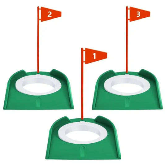 3 Pcs Golf Putting Cup Golf Hole Training Aids Golf Accessories Sportsman Specialty Products