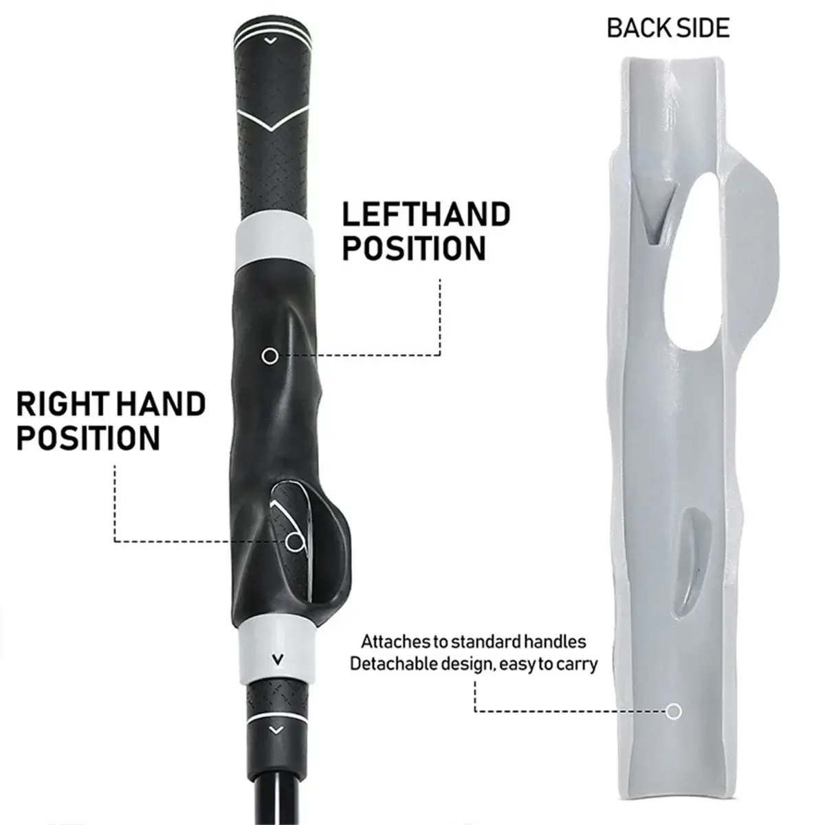 A89E-Golf Grip Training Aid Golf Club Handle for Swing Grip Trainer Sportsman Specialty Products