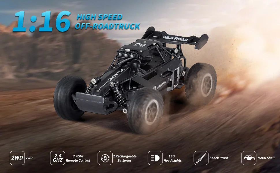 Rc Cars 1:16 2WD Off-Road RC Truck All Terrain